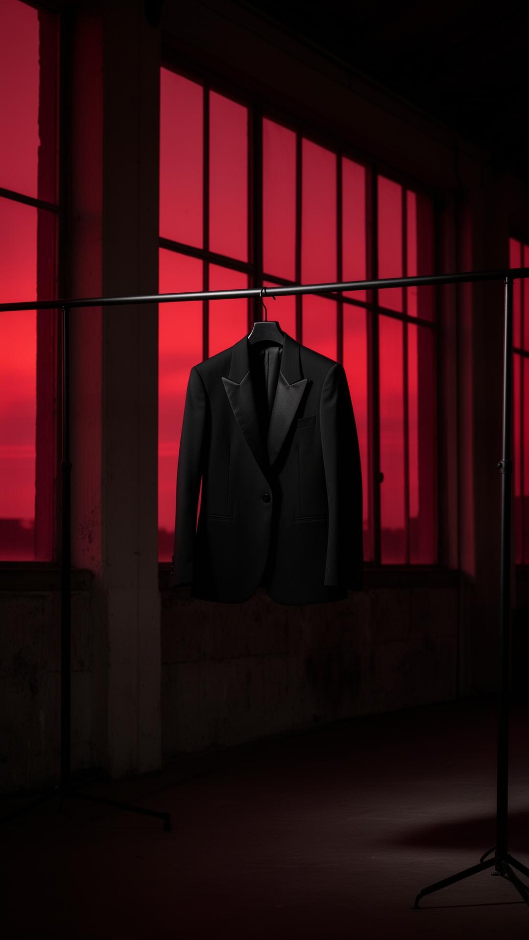 DUSK tailored blazer at sunset